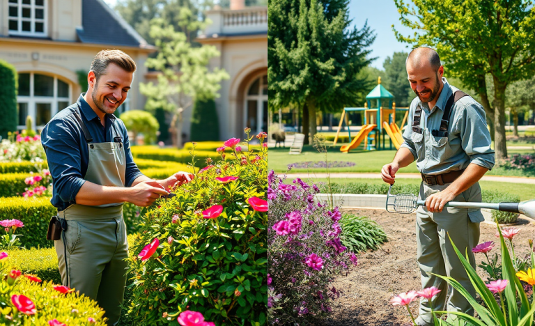 Confronto tra stipendi di giardinieri in aziende private e pubbliche