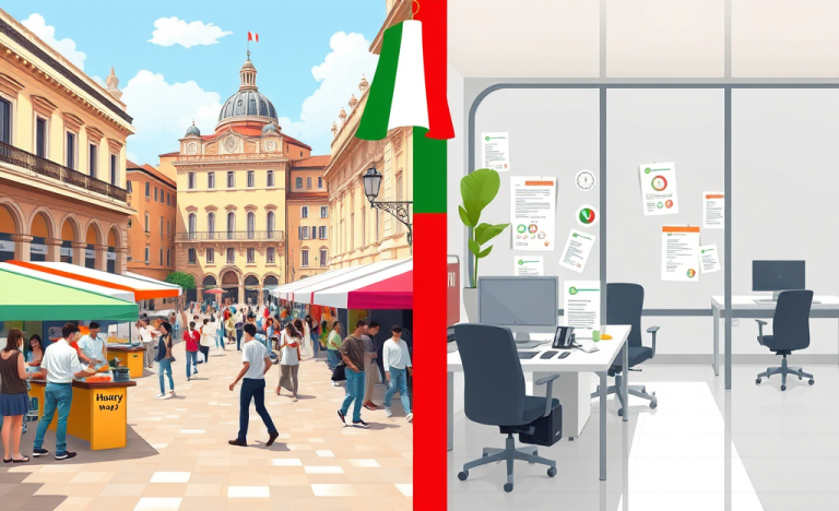 Grafico che confronta salari tra contratti temporanei e fissi