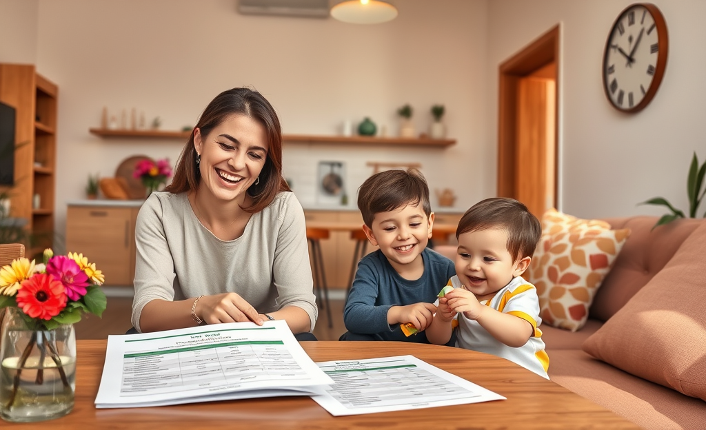 Immagine di assistenti, baby-sitter e domestiche discutendo pacchetti di retribuzione e vantaggi