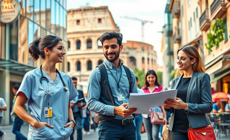 Una giovane professionista esamina un grafico di crescita salariale sul laptop, rappresentando le opportunità di carriera.