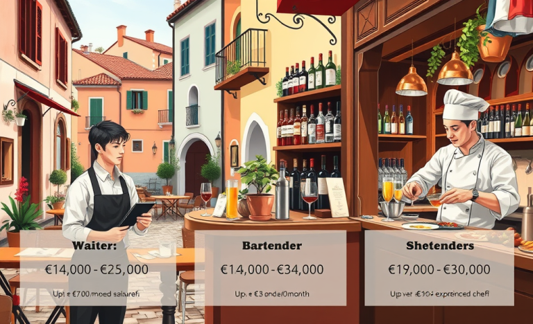 Immagine di giovani baristi e cuochi al lavoro in un ristorante