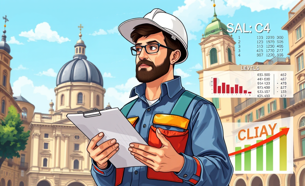 Tabella retributiva aggiornata per funzioni di custodia e manutenzione edilizia