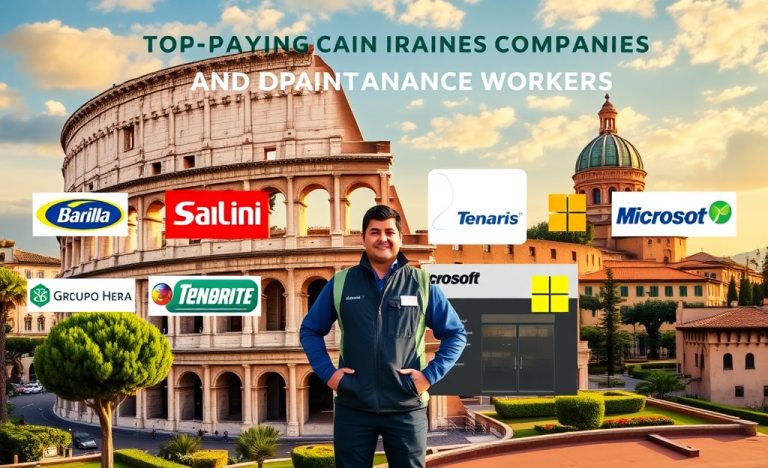 Immagine di custodi e manutentori all'opera in un'azienda