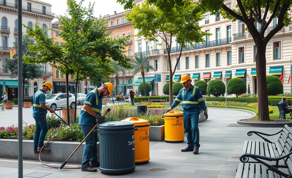 Immagine rappresentativa dei servizi di manutenzione urbana di Servizi Ambientali SPA.