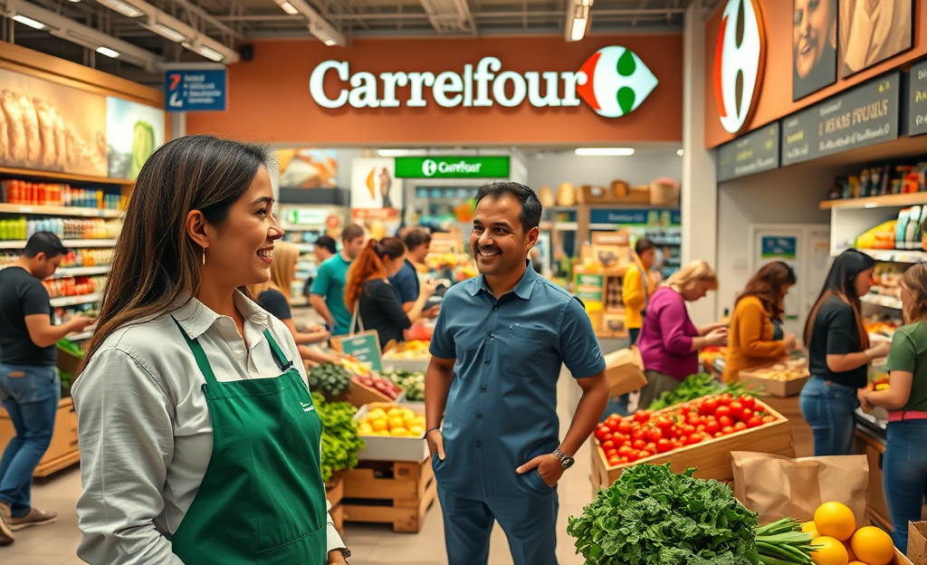Immagine dei nuovi punti vendita e centri di distribuzione di Carrefour