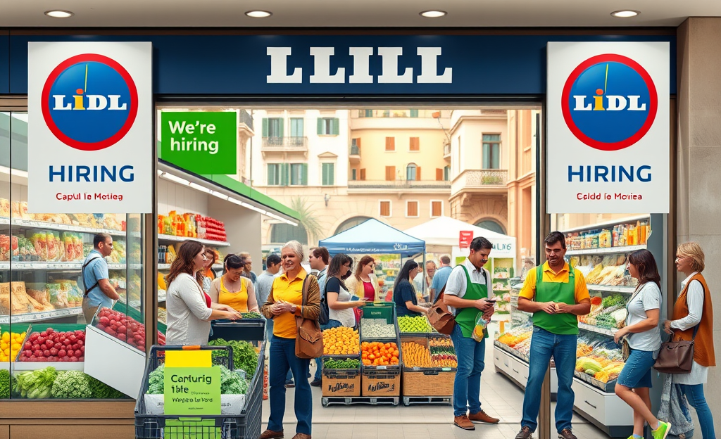 Lidl è alla ricerca di nuovi dipendenti per diverse posizioni