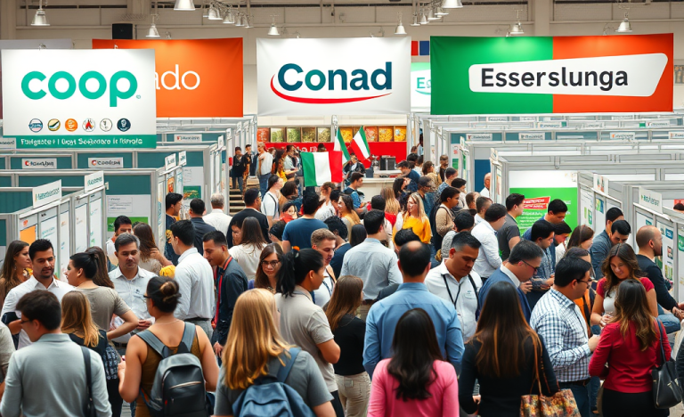 Persone alla ricerca di opportunità di lavoro nei supermercati Coop, Conad ed Esselunga.