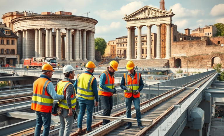 Immagine di lavoratori e infrastrutture di Astaldi
