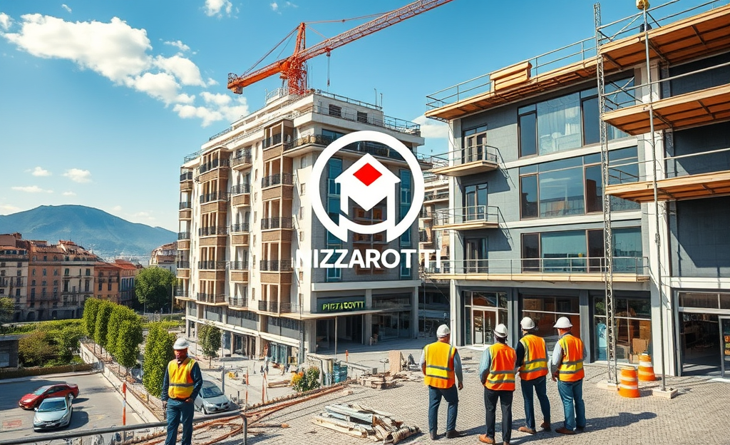 Immagine di un progetto residenziale e commerciale costruito da Impresa Pizzarotti