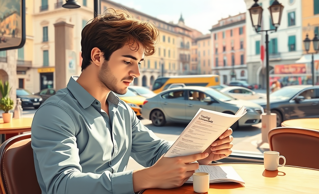 Un uomo al volante di un autobus, rappresentando la carriera di autista professionista