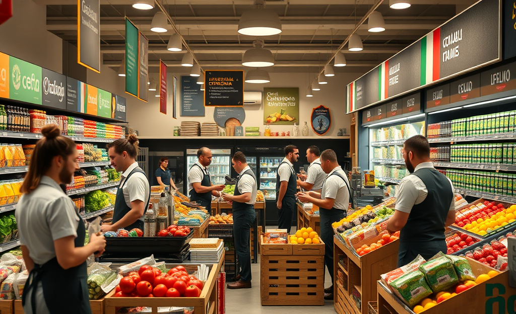 Opportunità di lavoro e investimento nei supermercati