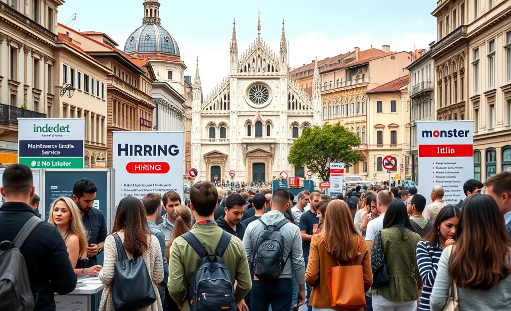 Immagine di un addetto alla manutenzione al lavoro in un edificio