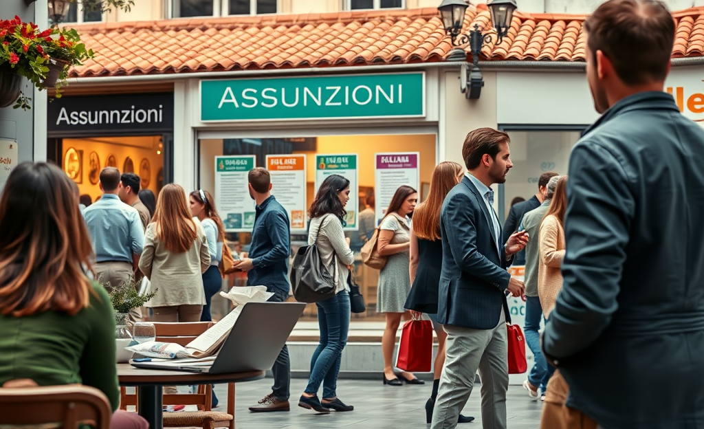 Ufficio moderno con open space e computer