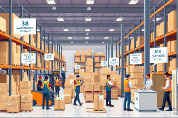 Immagine che rappresenta i 38 posti disponibili per ausiliario di magazzino.