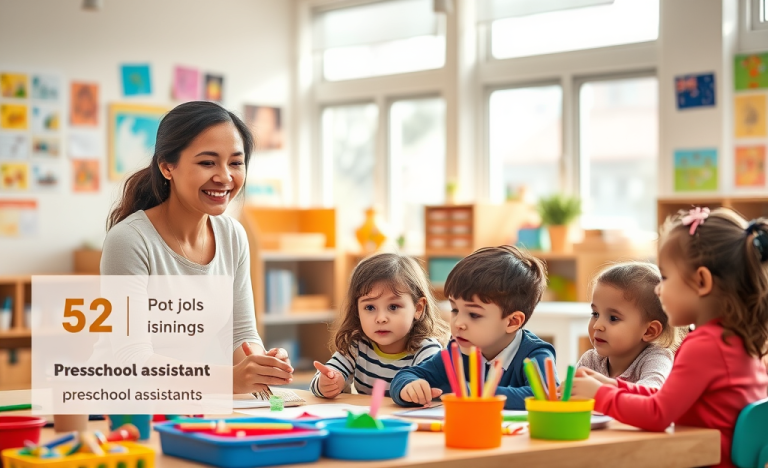 Opportunità di lavoro come assistente all'asilo