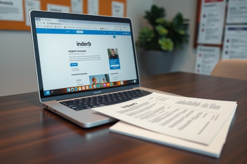 Immagine che rappresenta la candidatura per un lavoro su Internet con elementi di tecnologia e networking.