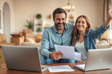 Illustrazione di un mutuo ipotecario con rilascio immediato, ideale per chi vuole acquistare un immobile velocemente.