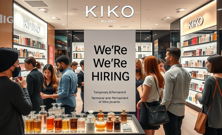 Opportunità di lavoro presso Kiko Milano per posizioni temporanee e fisse