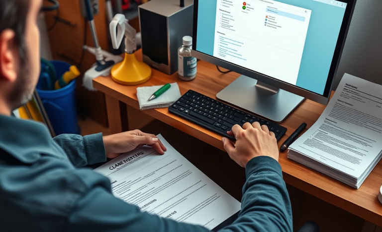 Guida su come inviare il curriculum per addetto alle pulizie