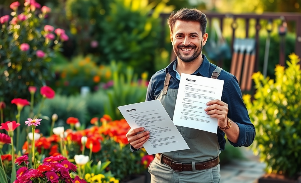 Guida su come inviare un curriculum per il lavoro di giardiniere.