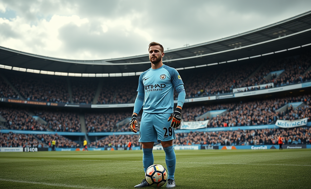 Un'immagine di un portiere in azione, rappresentando le opportunità di lavoro nel calcio.