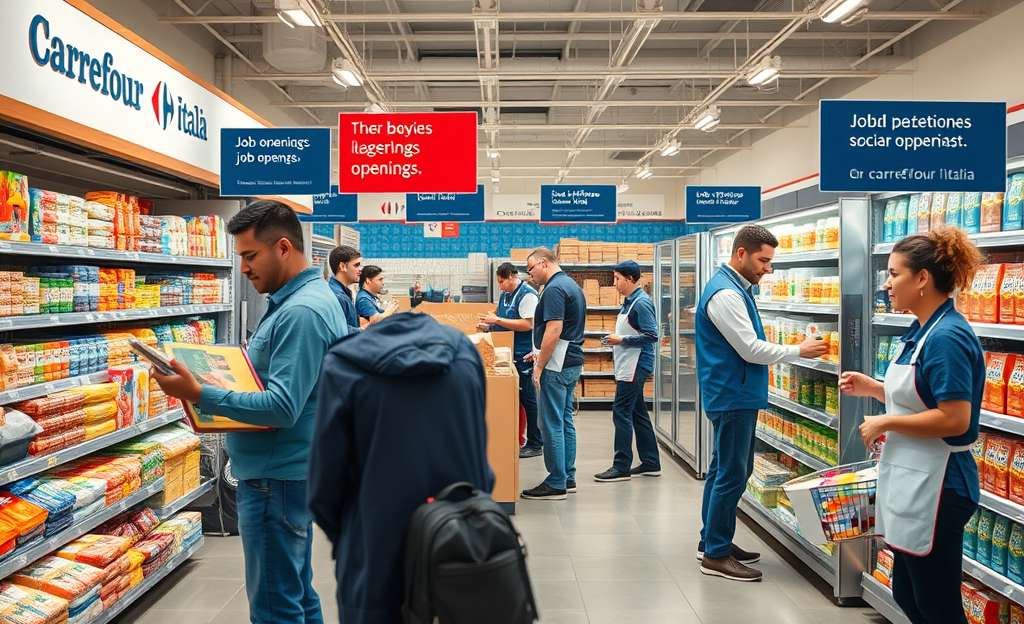 Immagine che rappresenta le opportunità di lavoro presso Carrefour Italia