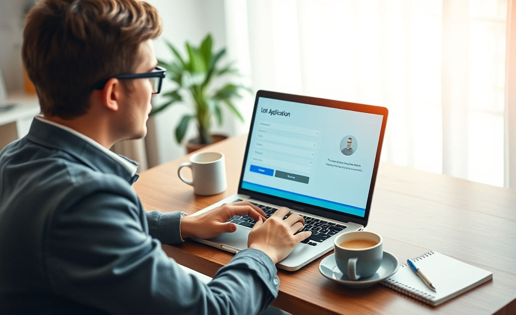Immagine che illustra come partecipare a un processo di selezione online.