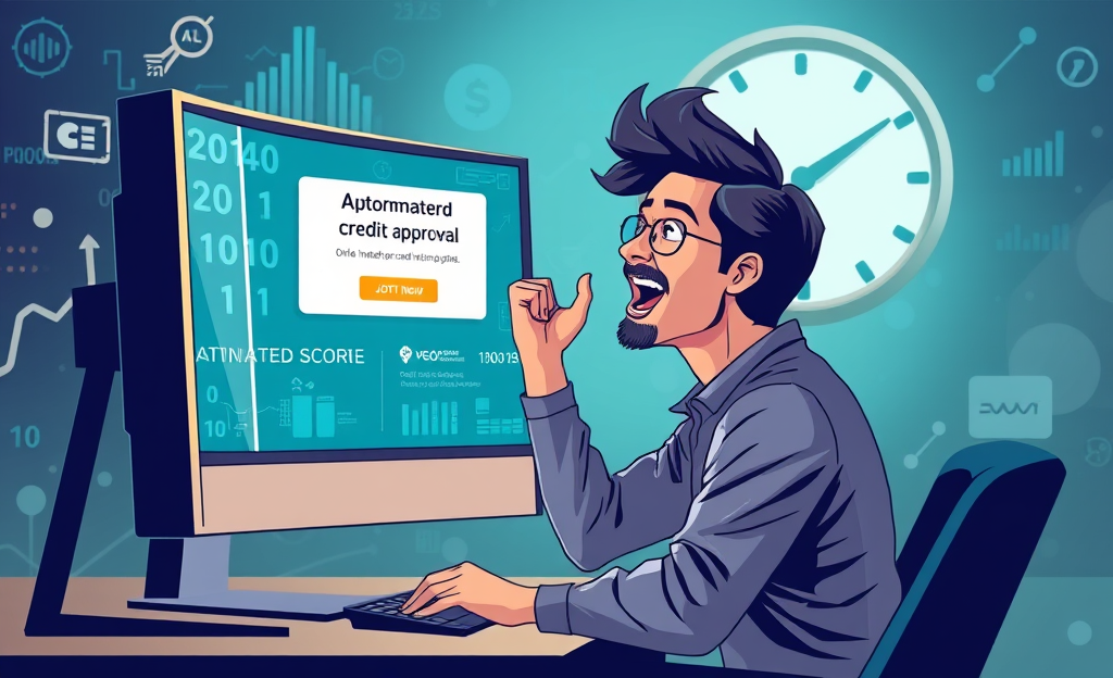 Immagine che rappresenta il processo di approvazione immediata del credito.