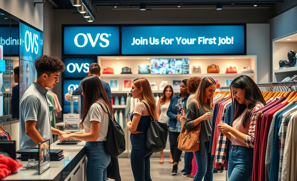 Offerte di lavoro OVS per chi cerca il primo impiego nel settore moda.