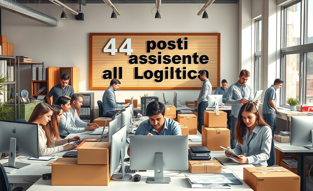 Immagine rappresentativa dei posti disponibili per assistente alla logistica