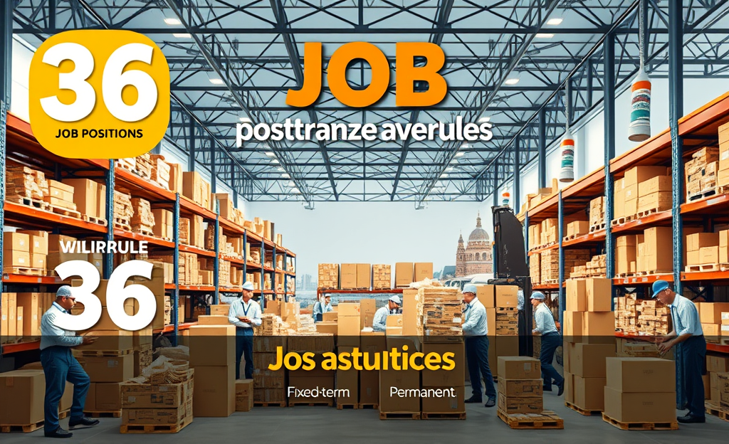 Posizioni disponibili per magazzinieri in diverse opportunità lavorative.